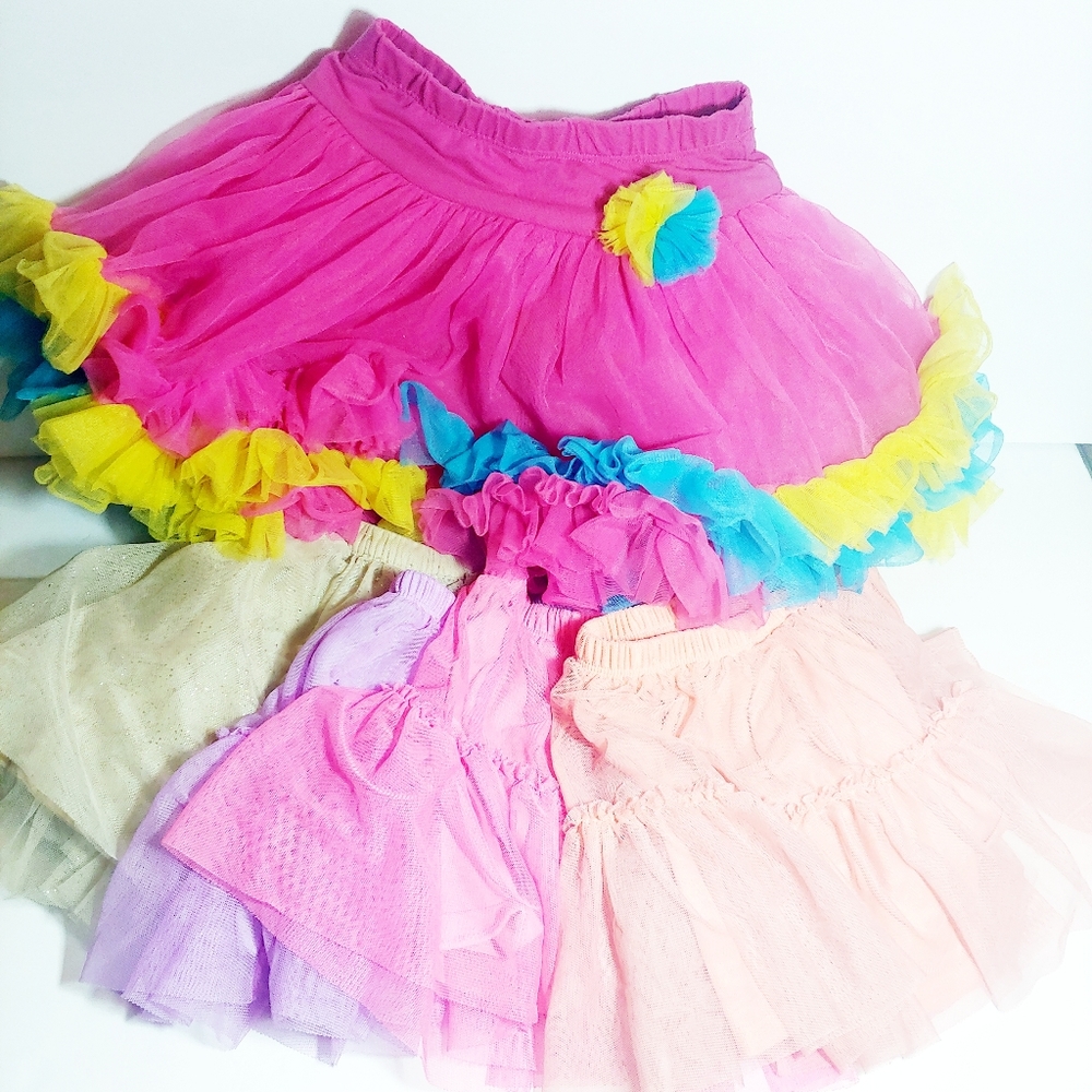 Lot of 5 Girls Tutus - 5t & 4t - Dance Play Dress